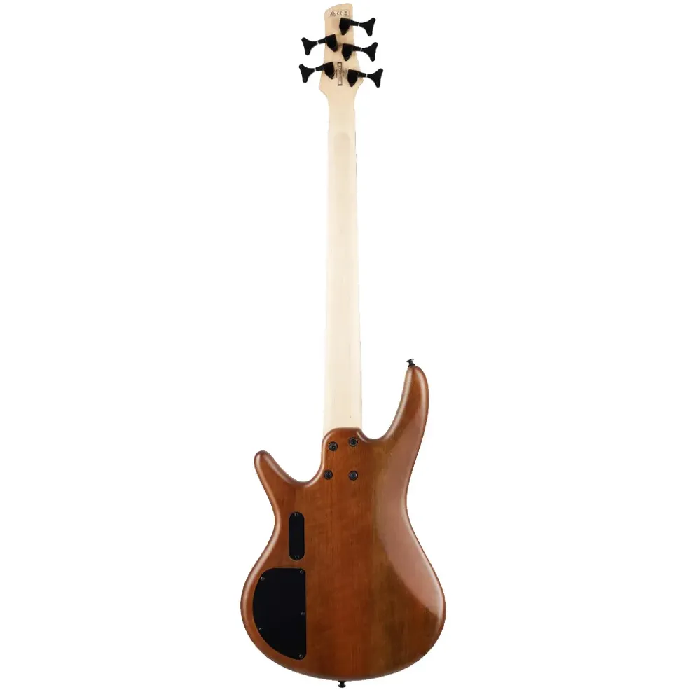 Ibanez GSR205B Gio Walnut Flat back view