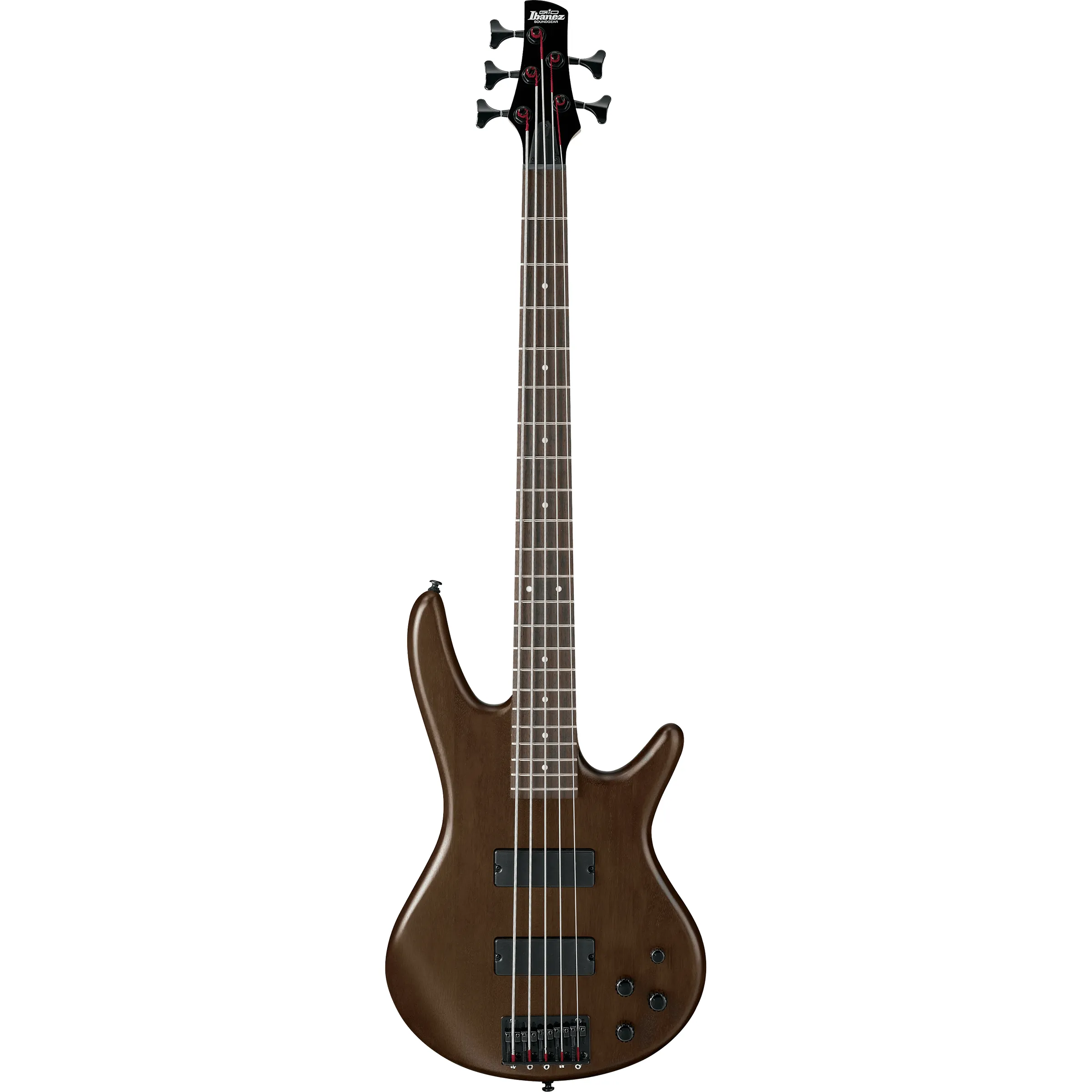 Ibanez GSR205B Gio Walnut Flat front view