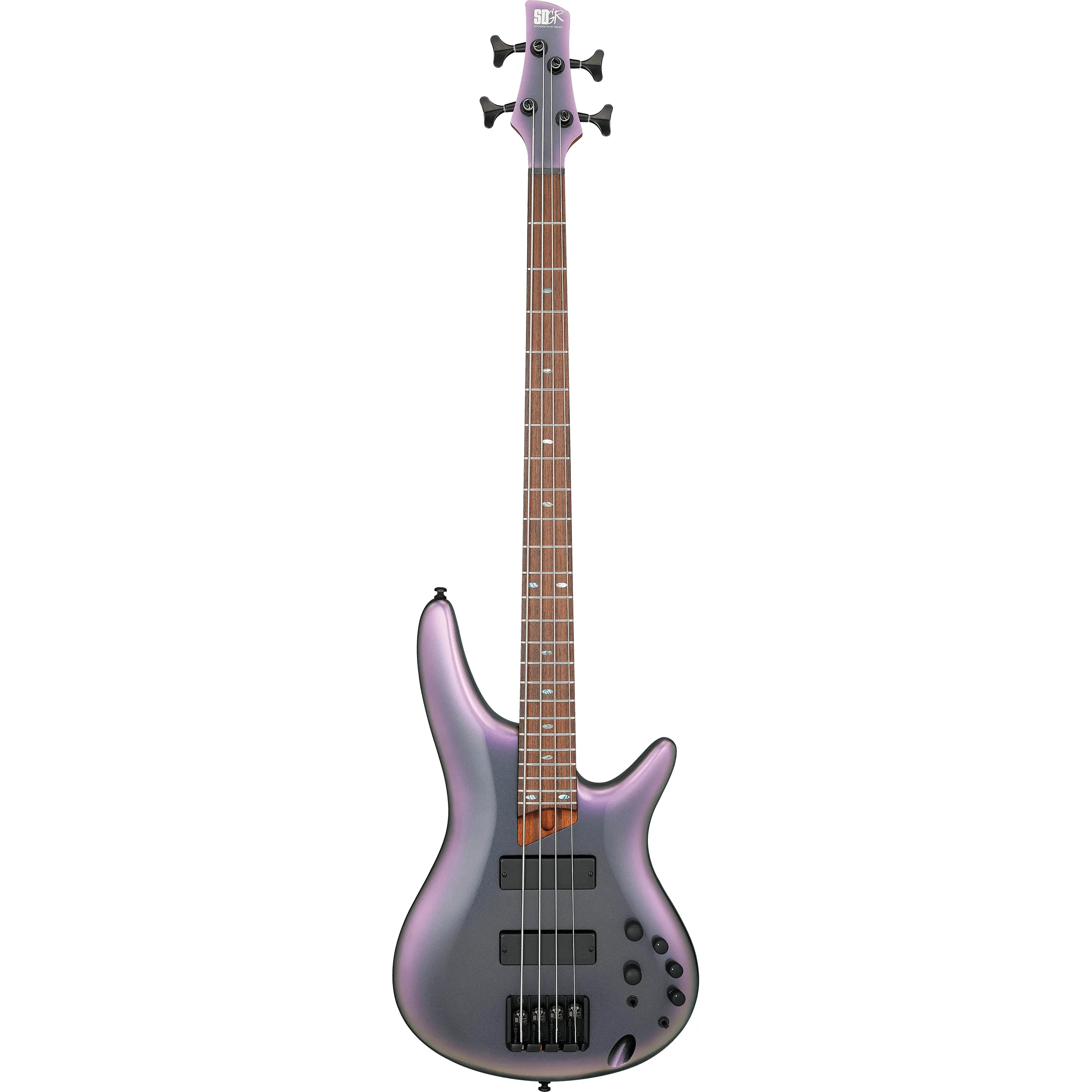 Ibanez SR500E Standard Black Aurora Burst front view