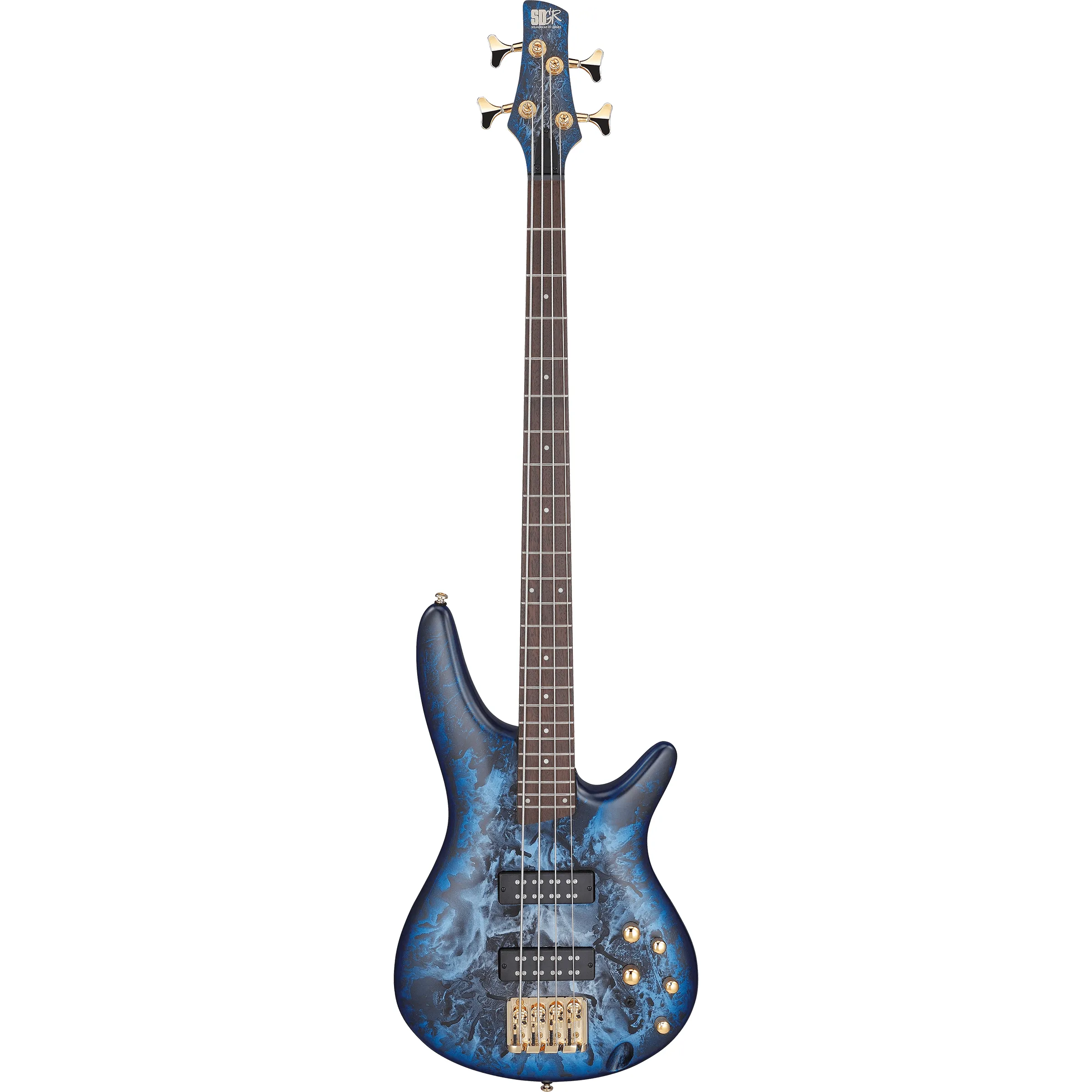 Ibanez SR300EDX Standard Cosmic Blue Frozen Matte front view