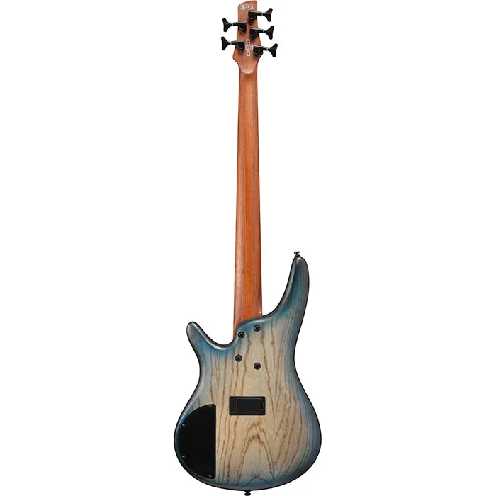 Ibanez SR605E Standard Cosmic Blue Starburst Flat back view
