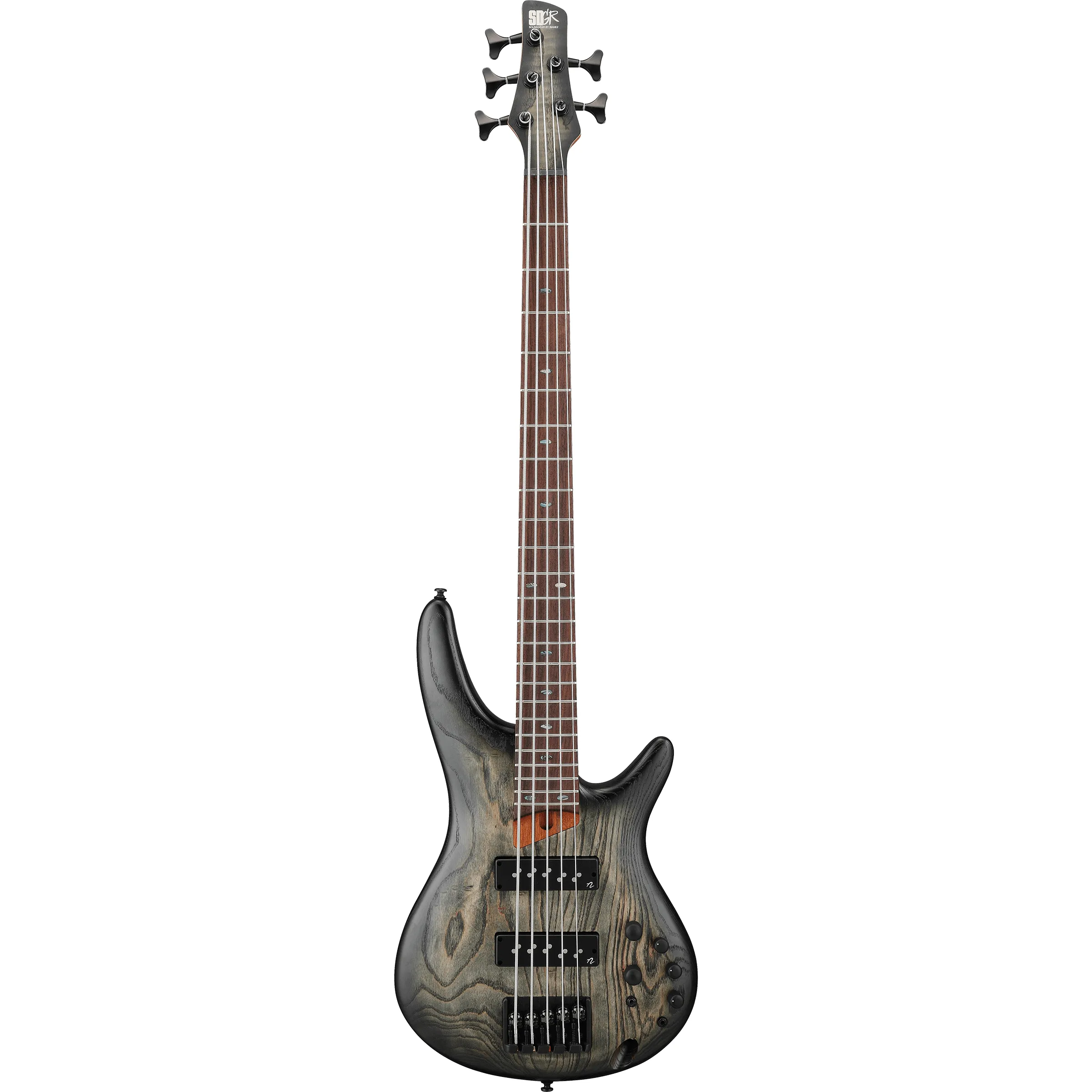 Ibanez SR605E Standard Black Stained Burst front view