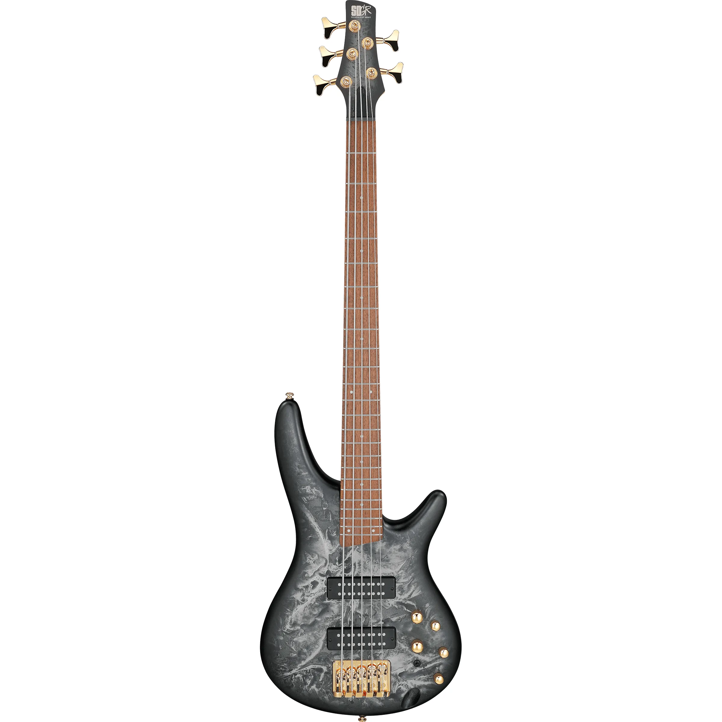 Ibanez SR305EDX Standard Black Ice Frozen Matte front view