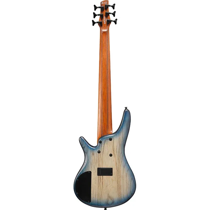 Ibanez SR606E Standard Cosmic Blue Starburst Flat back view