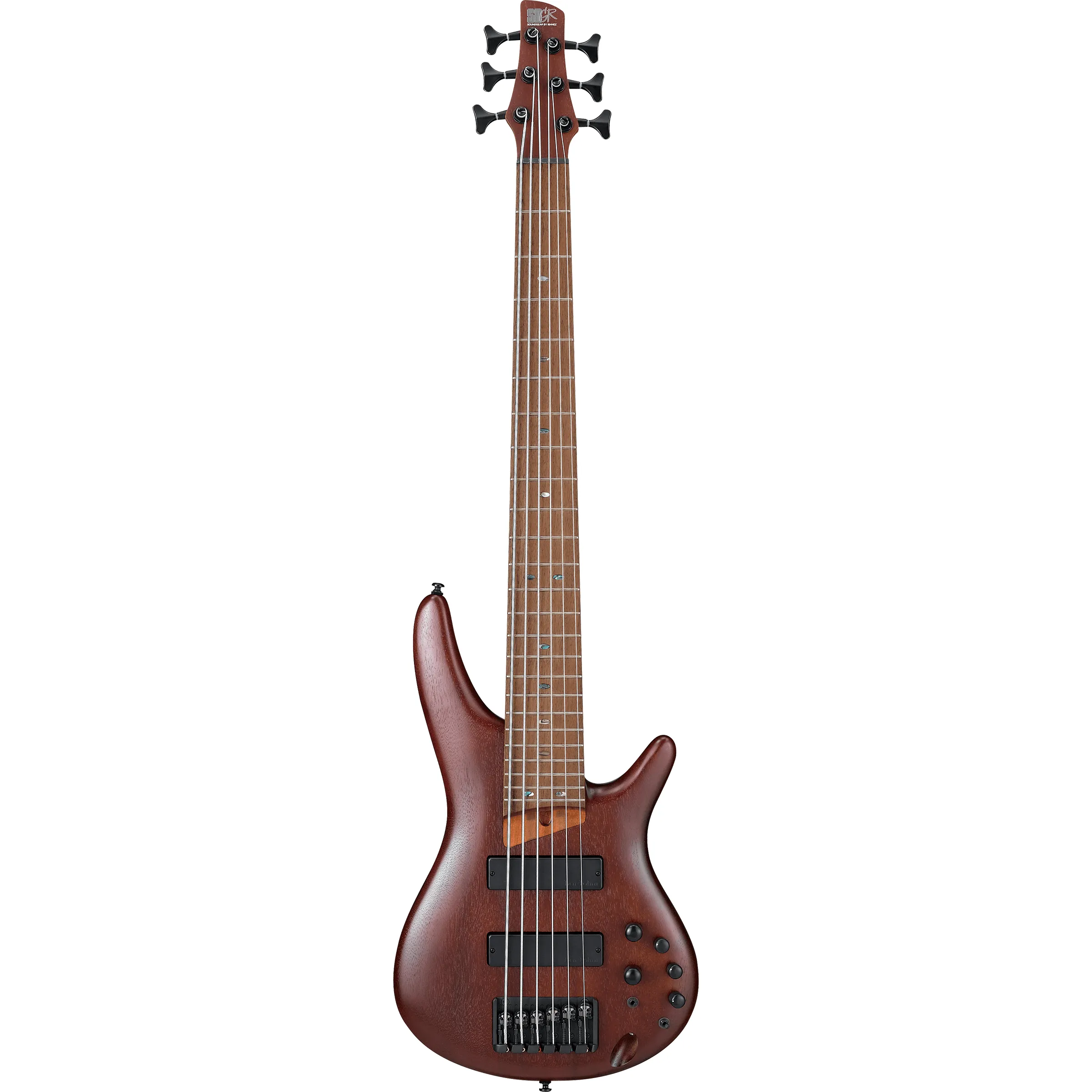 Ibanez SR506E Standard Brown Mahogany front view