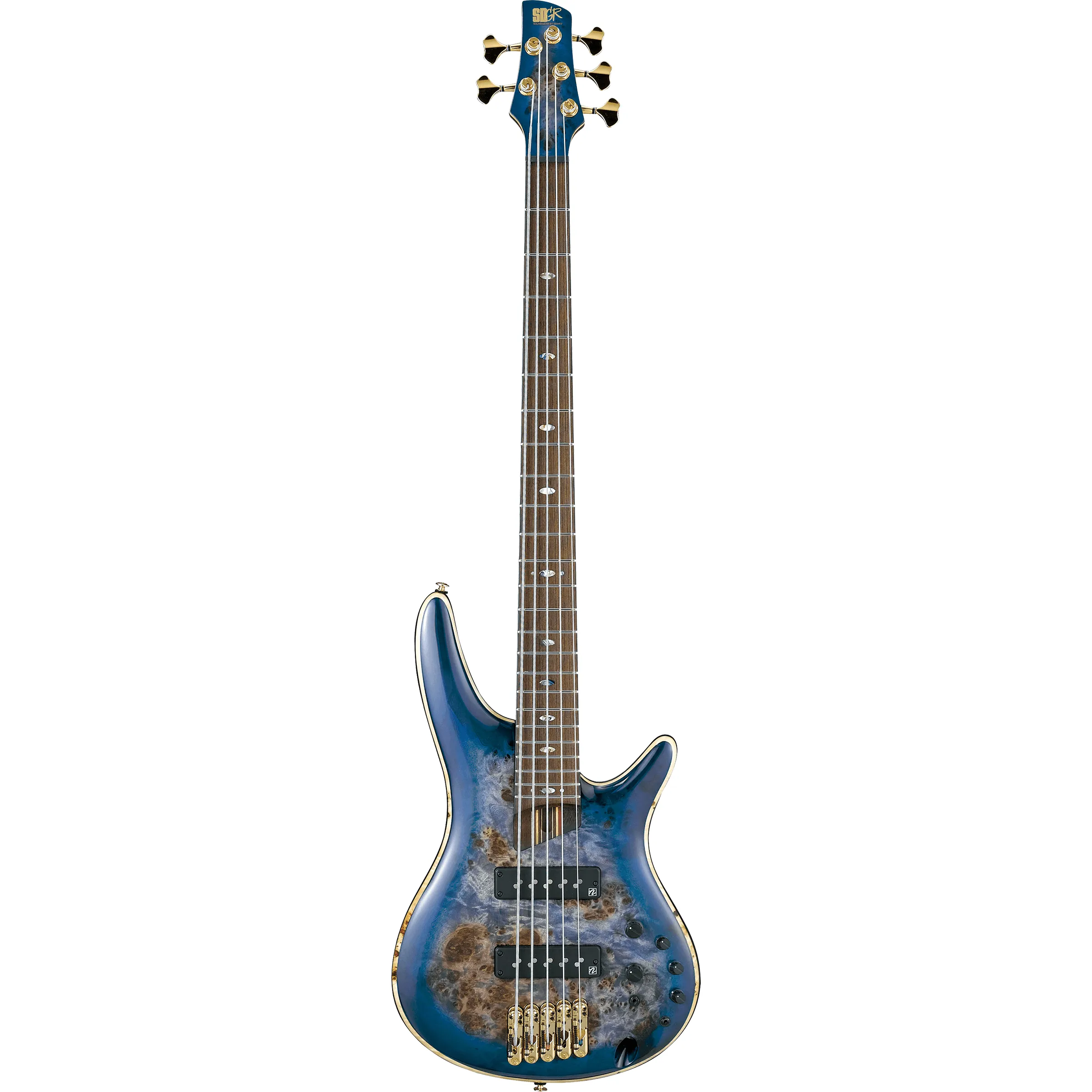 Ibanez SR2605 Premium Cerulean Blue Burst front view