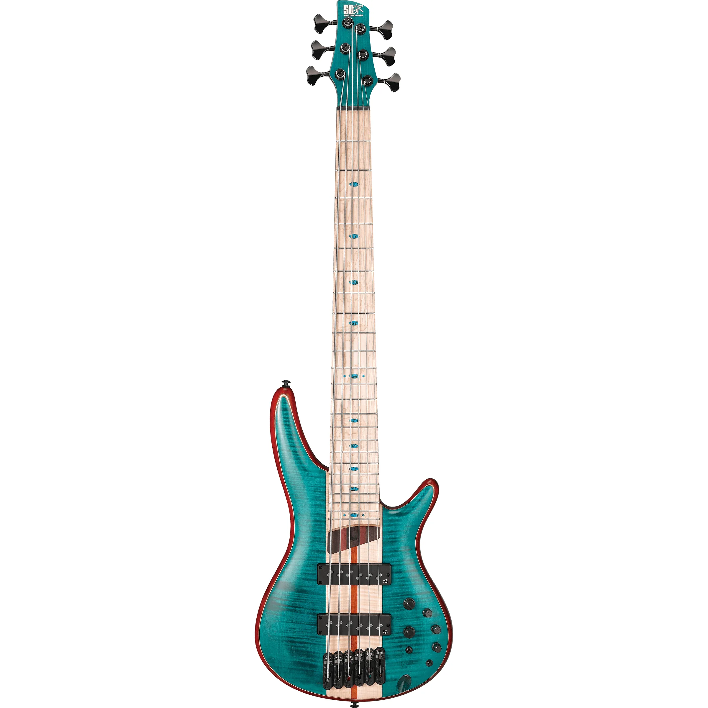 Ibanez SR1426B Premium Caribbean Green Low Gloss front view