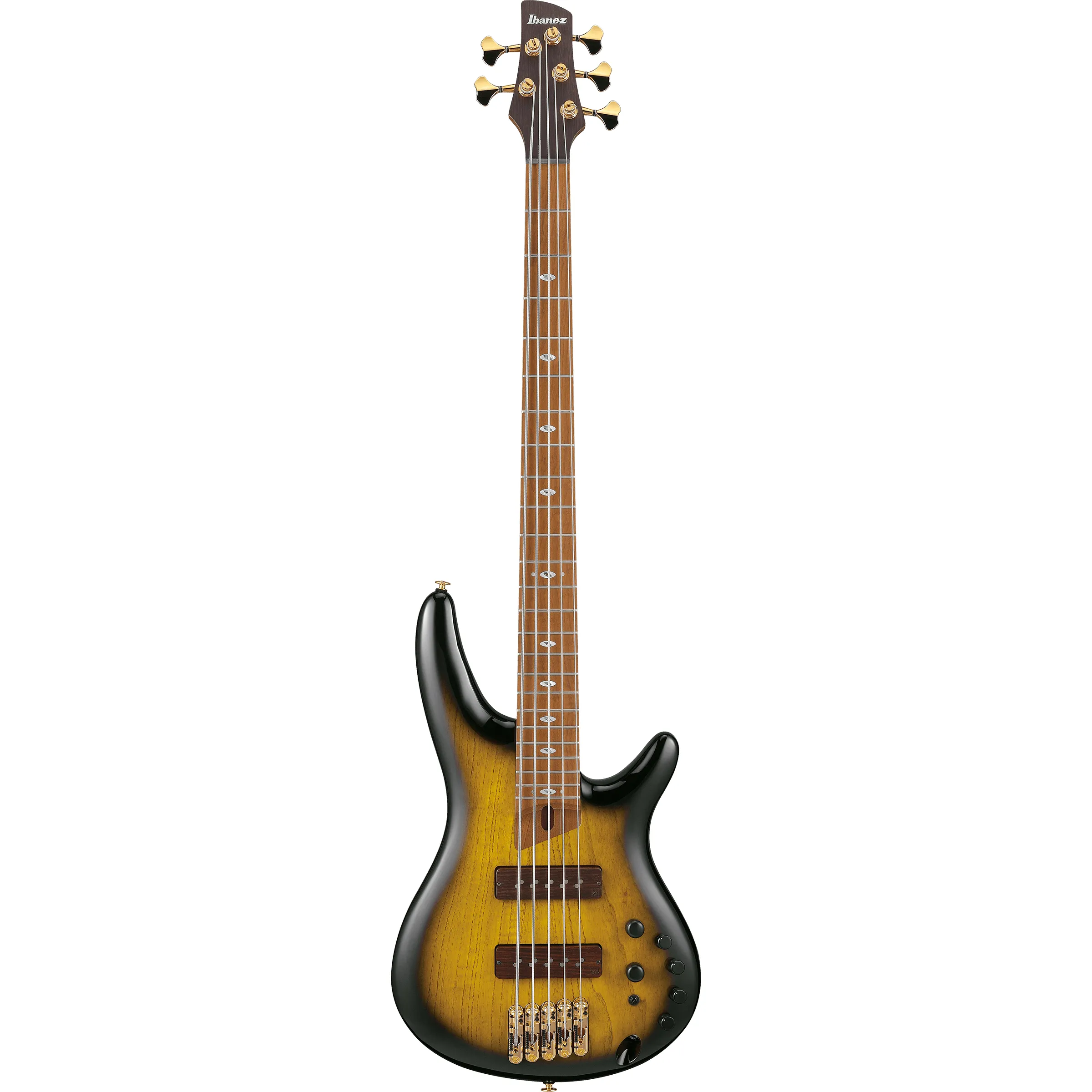 Ibanez SR4505 Prestige Desert Sunset Burst front view