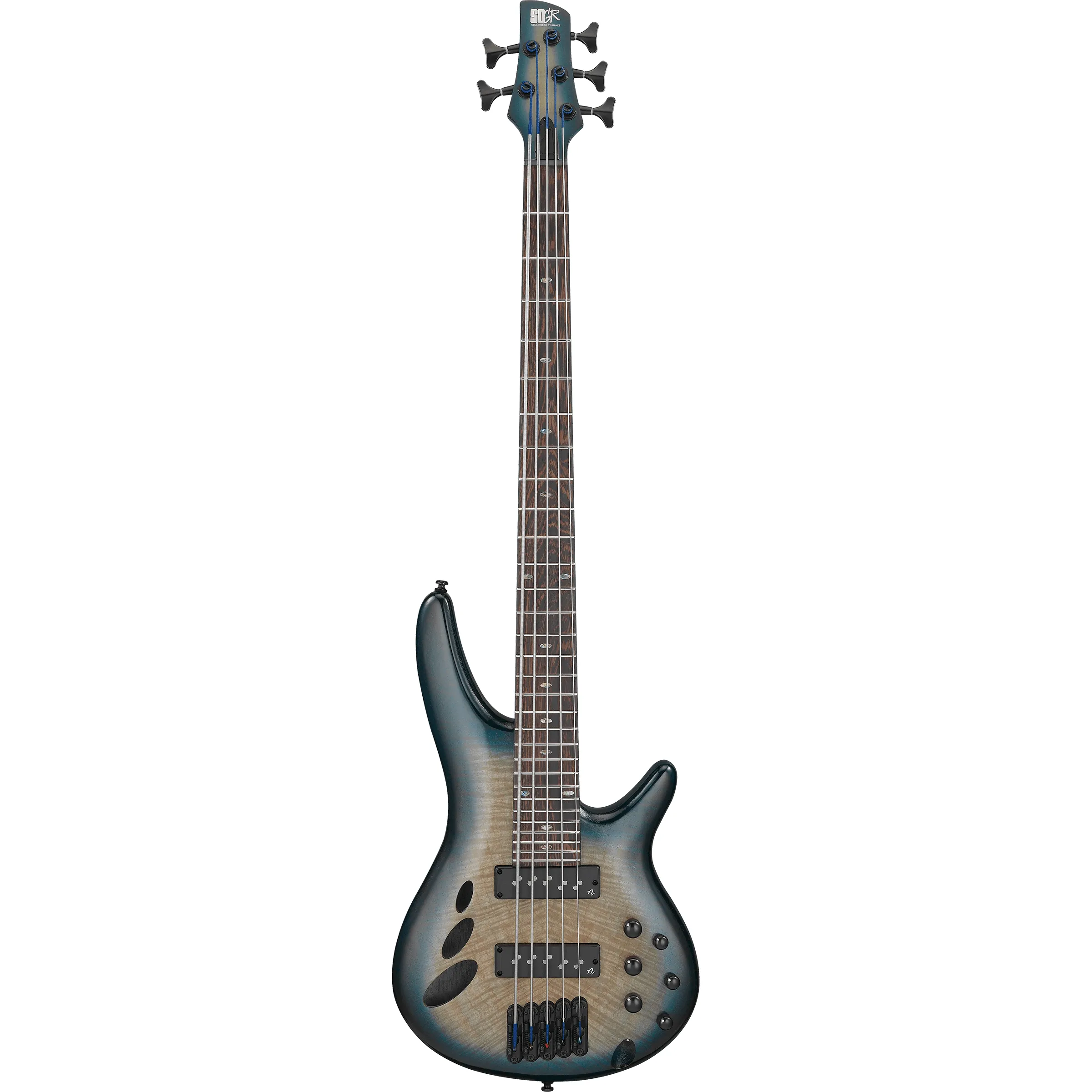 Ibanez SRD905 Workshop Cosmic Blue Starburst Low Gloss front view
