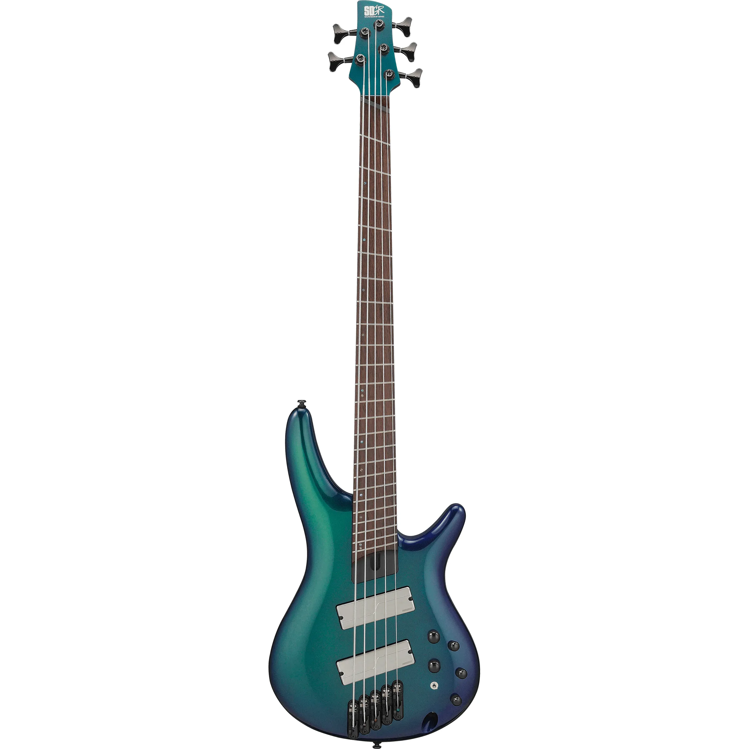 Ibanez SRMS725 Workshop Blue Chameleon front view
