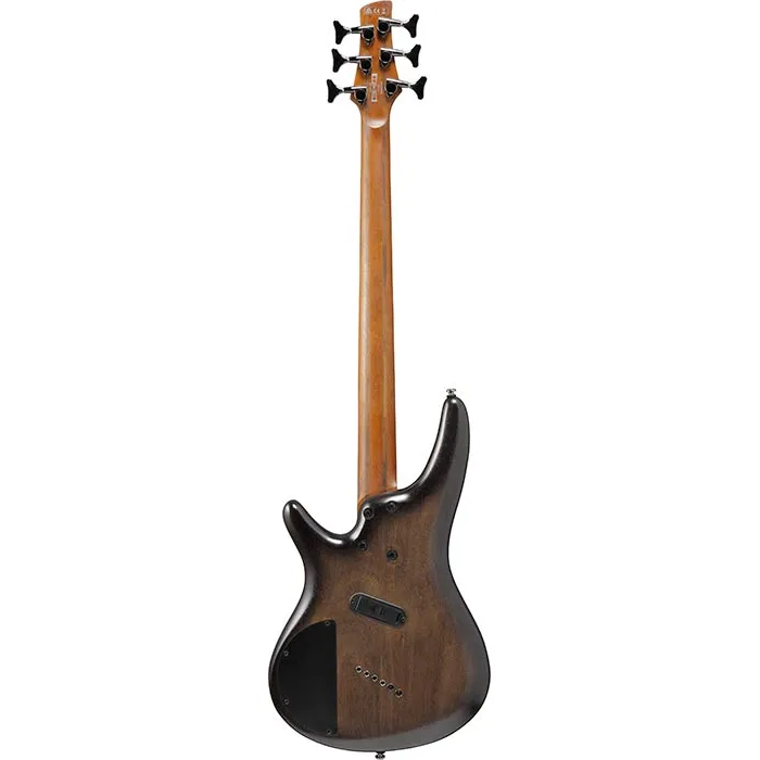 Ibanez SRC6MS Workshop Black Stained Burst Low Gloss back view