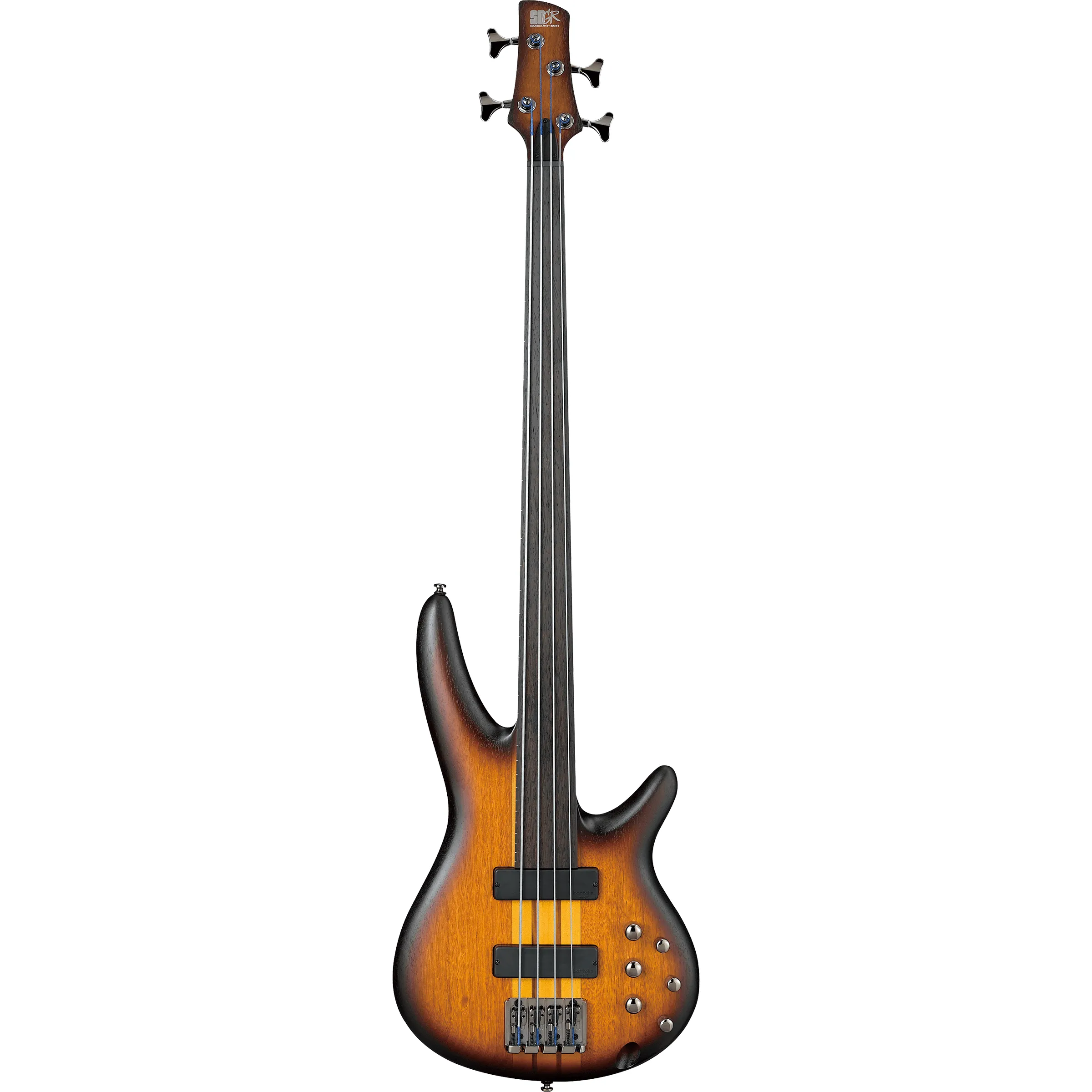 Ibanez SRF700 Workshop Brown Burst Flat front view