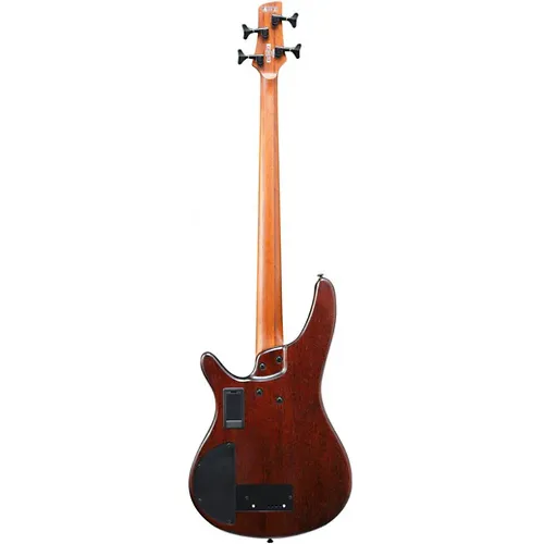 Ibanez SRH500F Workshop Natural Browned Burst Flat back view