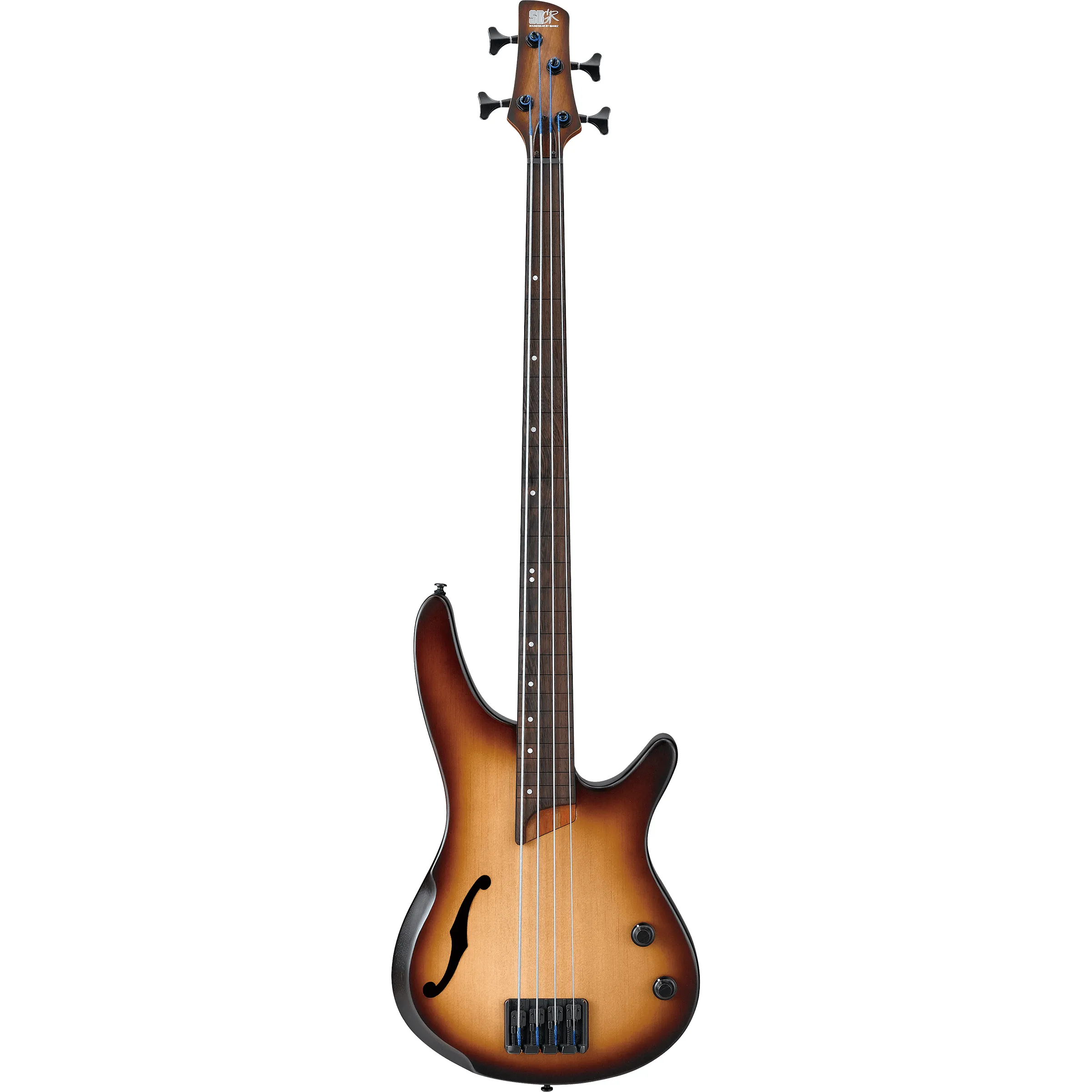 Ibanez SRH500F Workshop Natural Browned Burst Flat front view