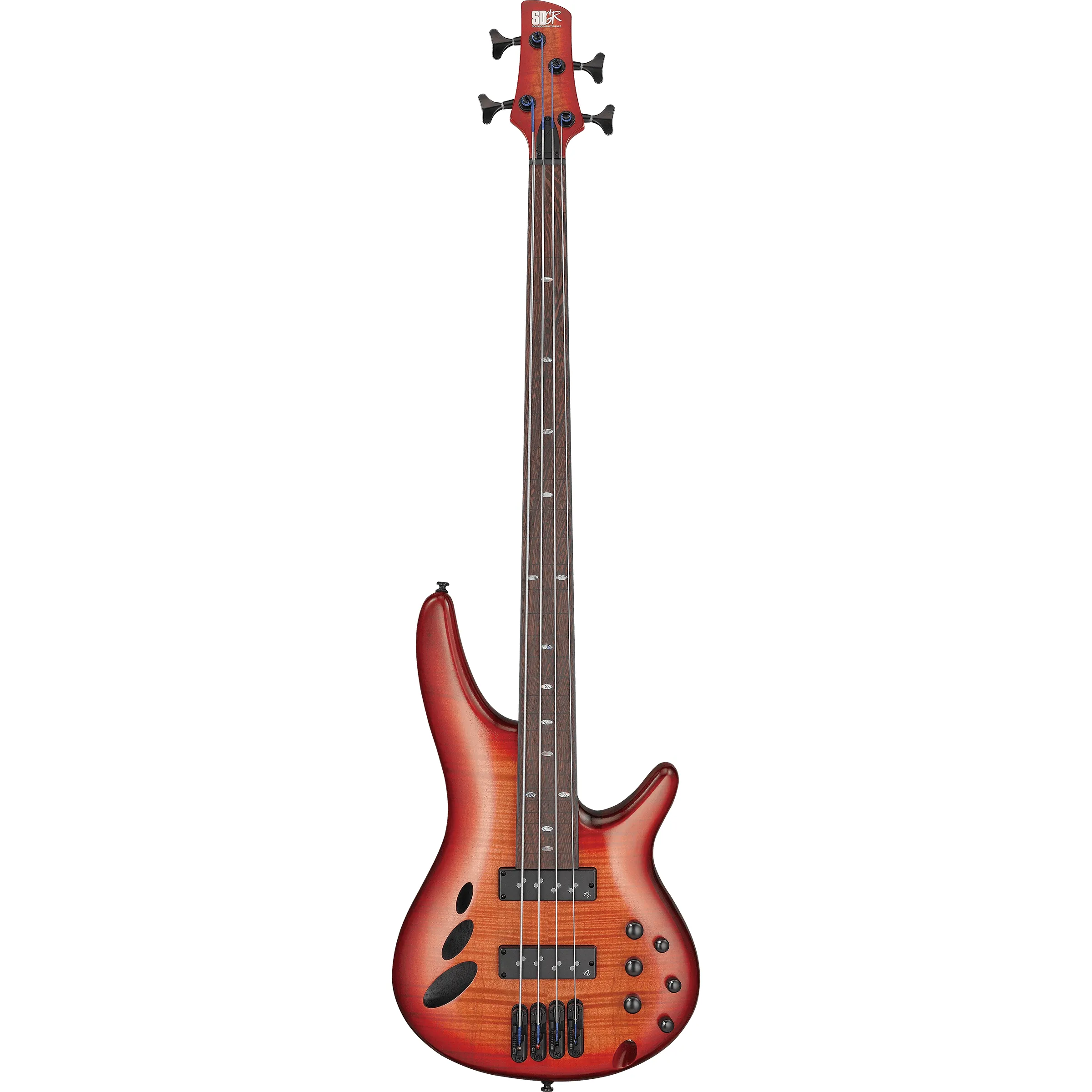Ibanez SRD900F Workshop Brown Topaz Burst Low Gloss front view