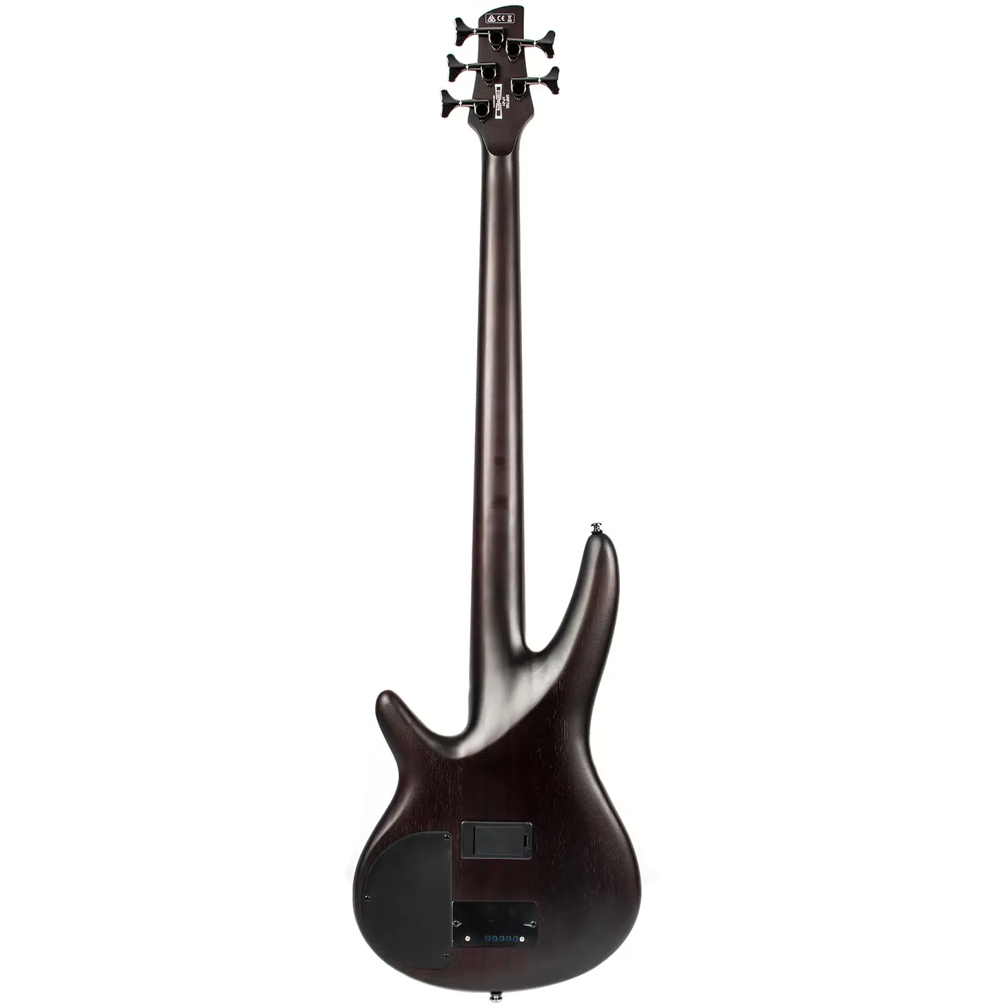 Ibanez SRF705 Workshop Brown Burst Flat back view