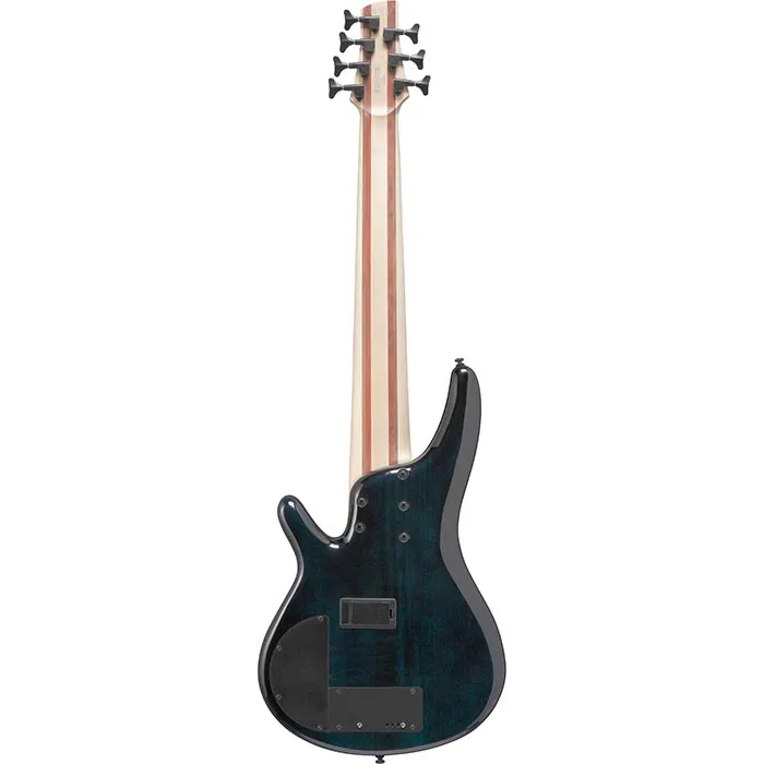 Ibanez SRAS7 Workshop Cosmic Blue Starburst back view