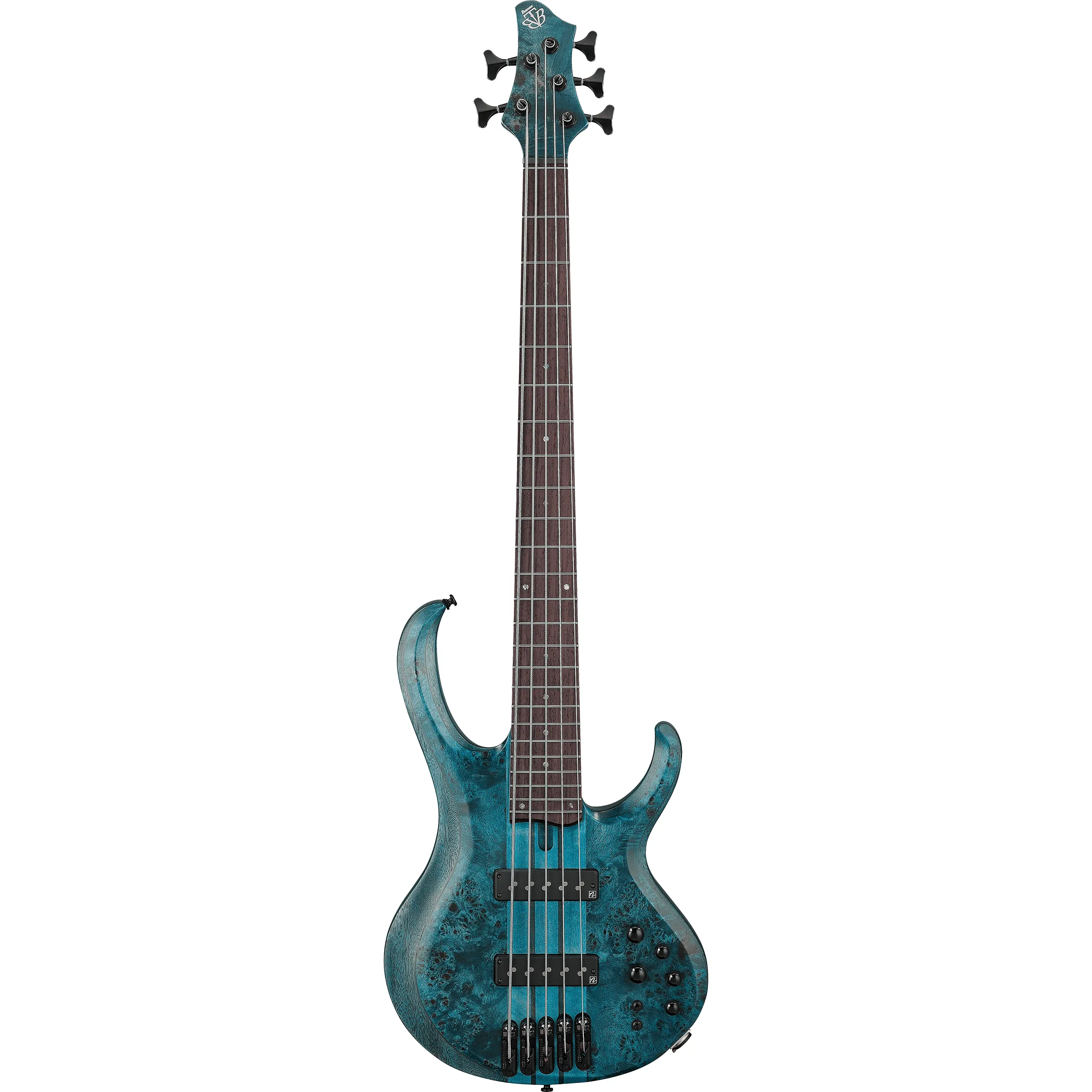 Ibanez BTB945 Standard Cosmic Blue Low Gloss front view