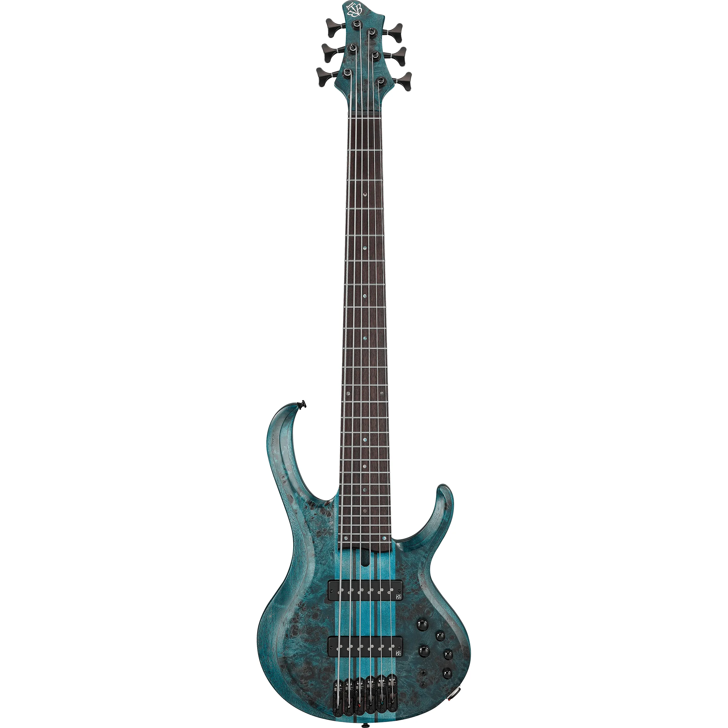 Ibanez BTB946 Standard Cosmic Blue Low Gloss front view