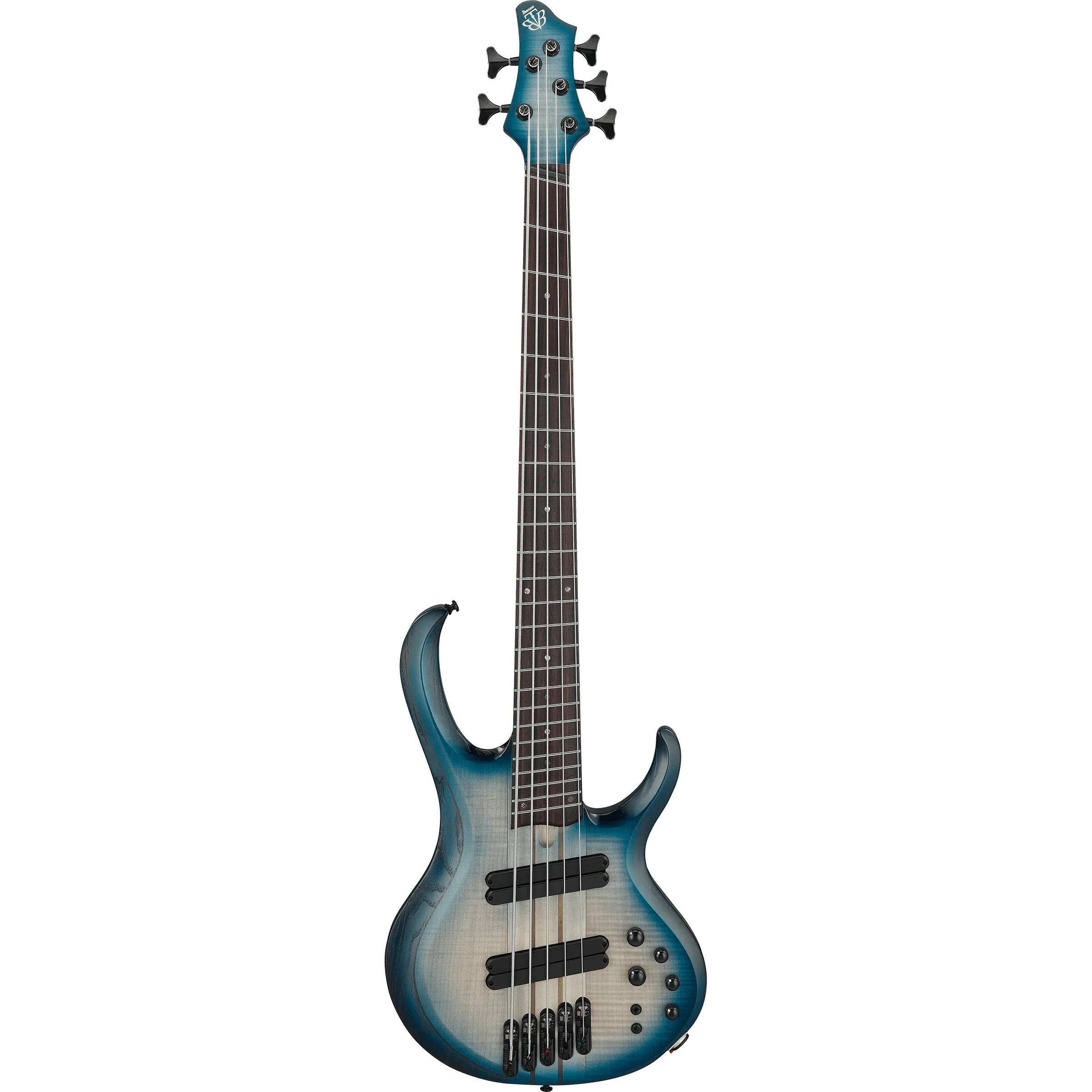 Ibanez BTB705LM Workshop Cosmic Blue Starburst Low Gloss front view