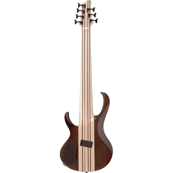 Ibanez BTB7MS Workshop Natural Mocha Low Gloss back view