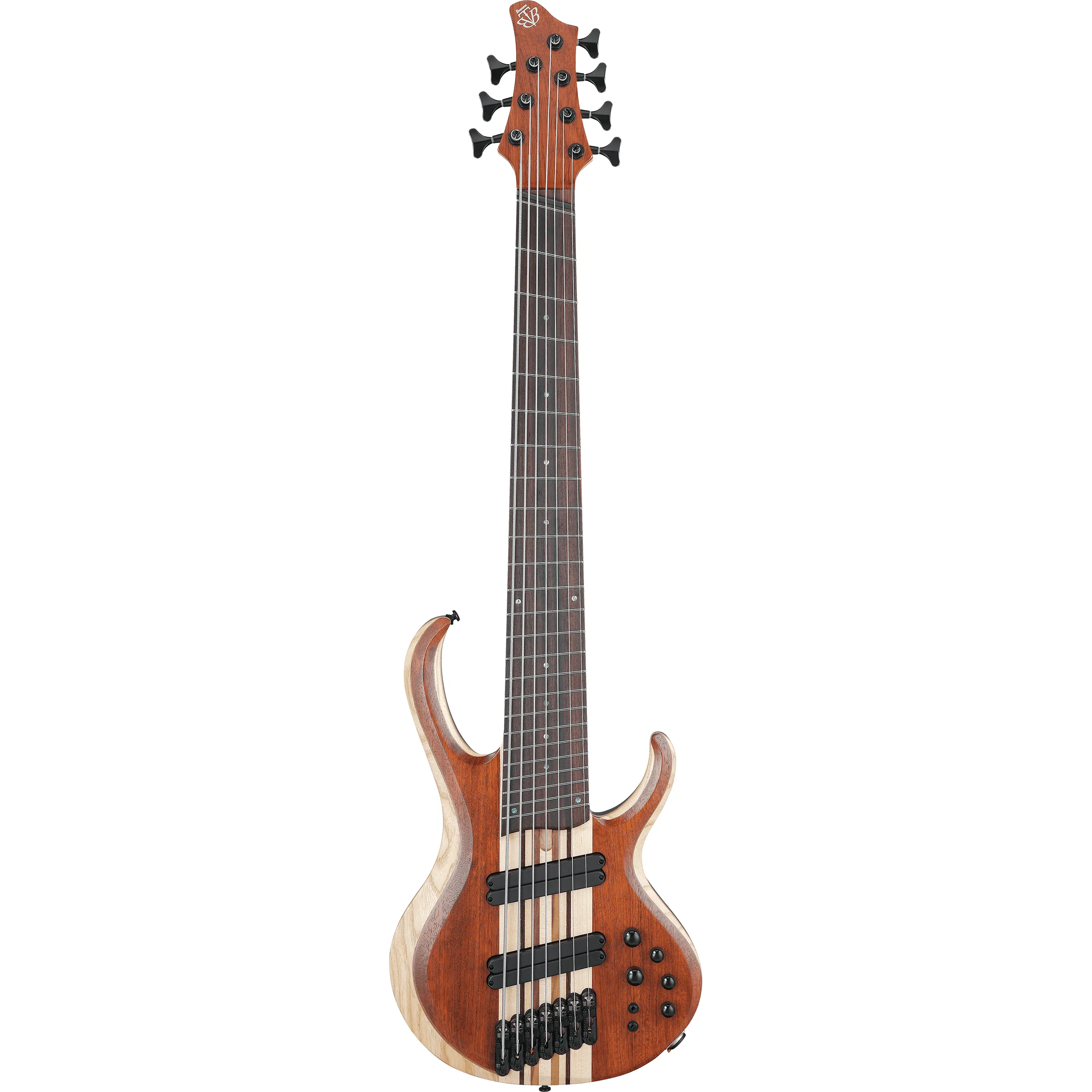 Ibanez BTB7MS Workshop Natural Mocha Low Gloss front view