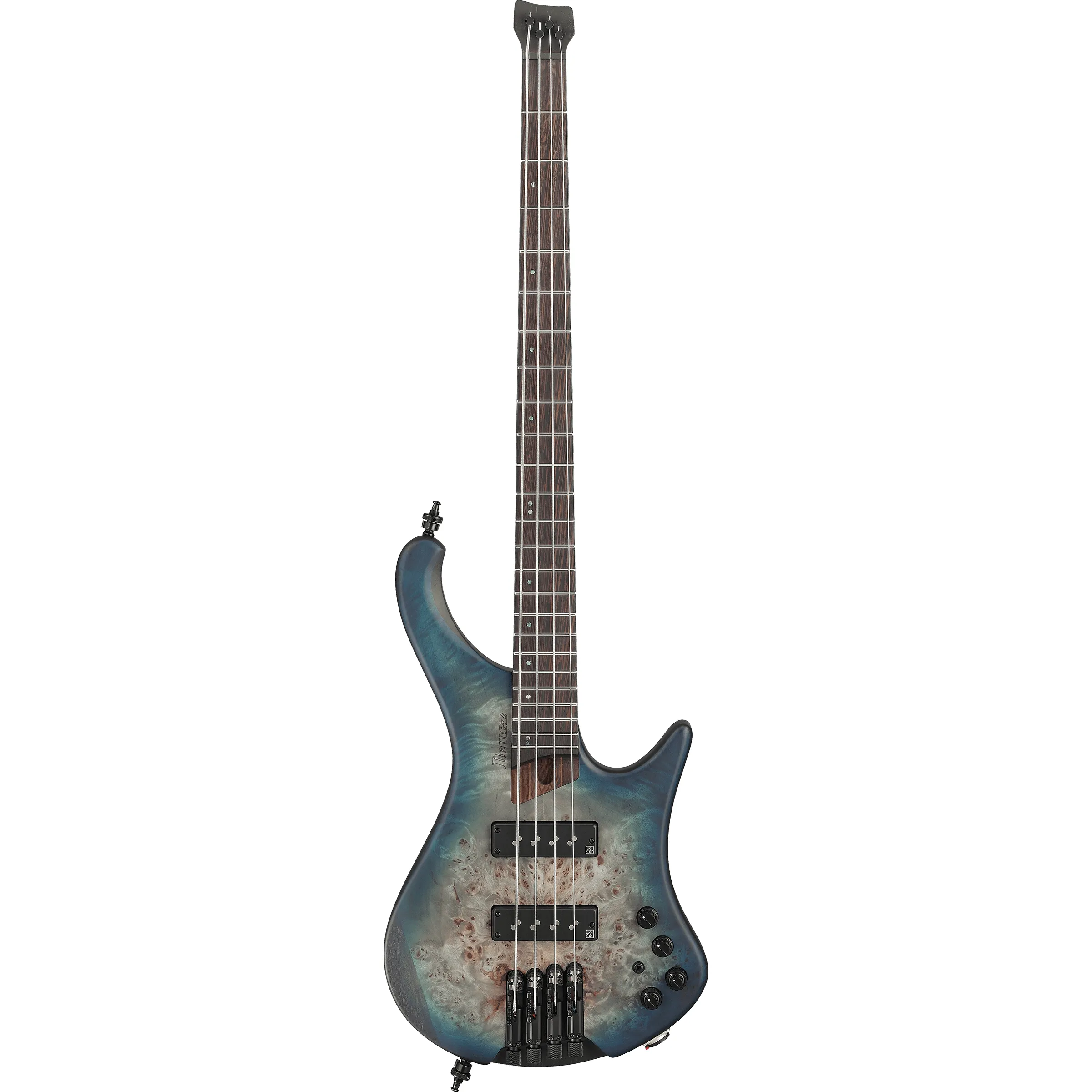 Ibanez EHB1500 Workshop Cosmic Blue Starburst Flat front view