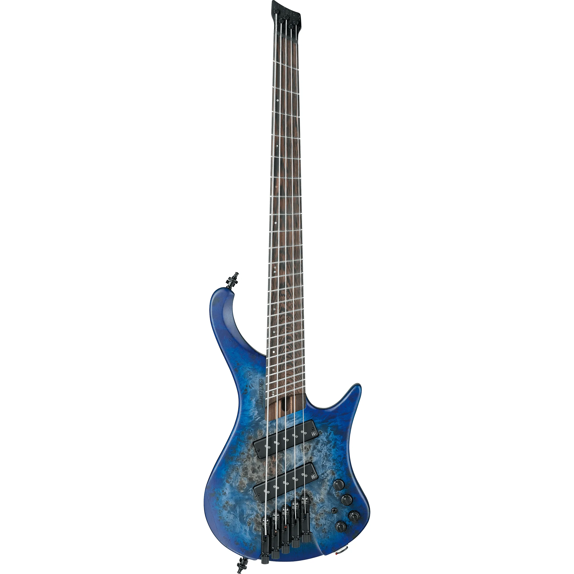 Ibanez EHB1505MS Workshop Pacific Blue Burst Flat front view