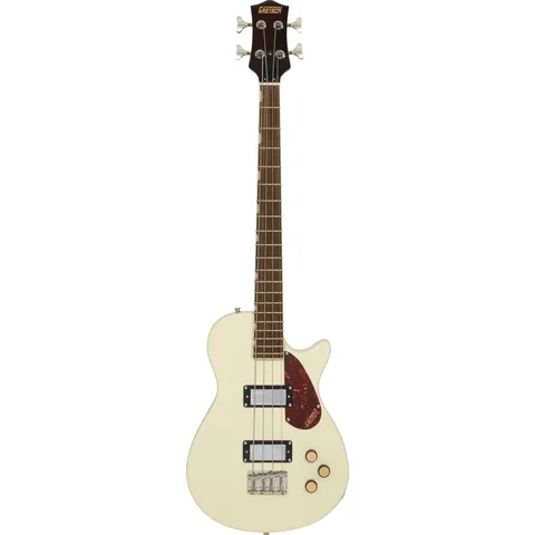 Gretsch Streamliner Jet Club Bass Vintage White front view