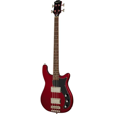 Epiphone Embassy Bass Sparkling Burgundy front view