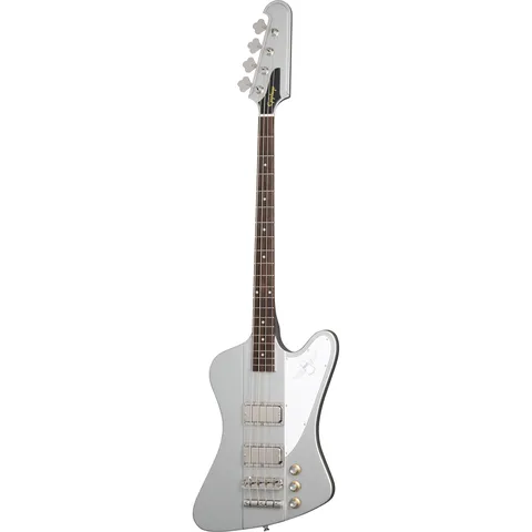 Epiphone Thunderbird 64 Silver Mist front view