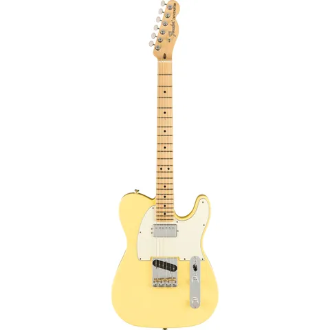 Fender American Performer Telecaster SH MN Vintage White front view
