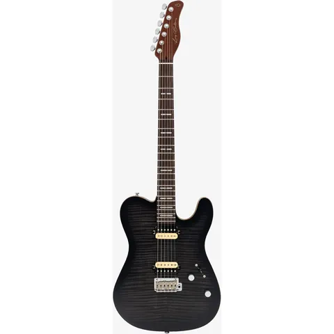Sire Larry Carlton T7 FM New Gen Transparent Black front view