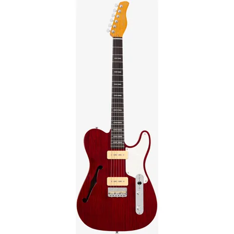 Sire Larry Carlton T7TM See Through Red front view