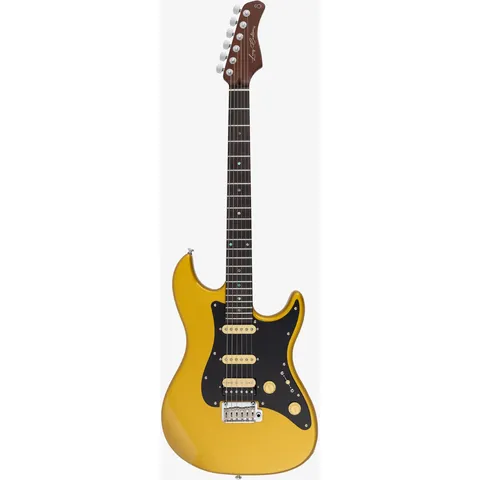Sire Larry Carlton S7 HSS New Gen Metallic Gold front view