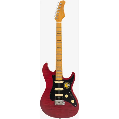 Sire Larry Carlton S7 FM New Gen See Through Red front view