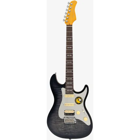 Sire Larry Carlton S7 FM New Gen Transparent Black Satin front view