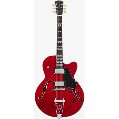 Sire Larry Carlton H7F See Through Red front view