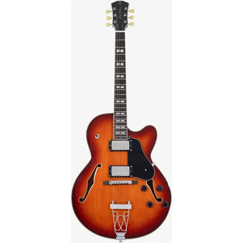 Sire Larry Carlton H7F Tobacco Burst front view