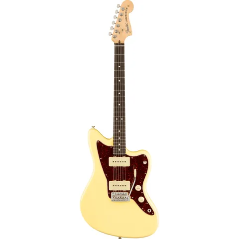 Fender American Performer Jazzmaster RW Vintage White front view