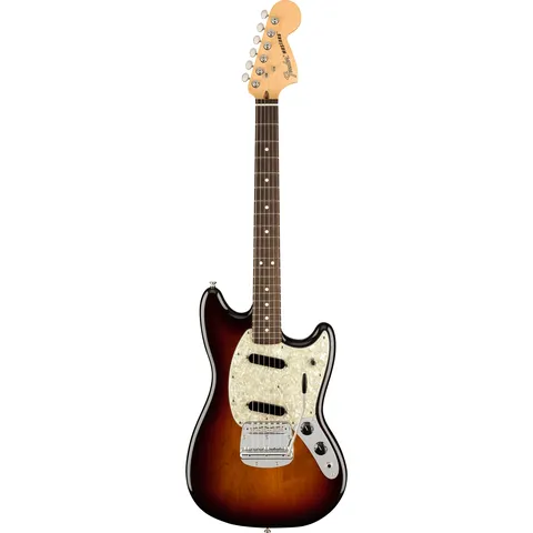 Fender American Performer Mustang RW 3-Color Sunburst front view