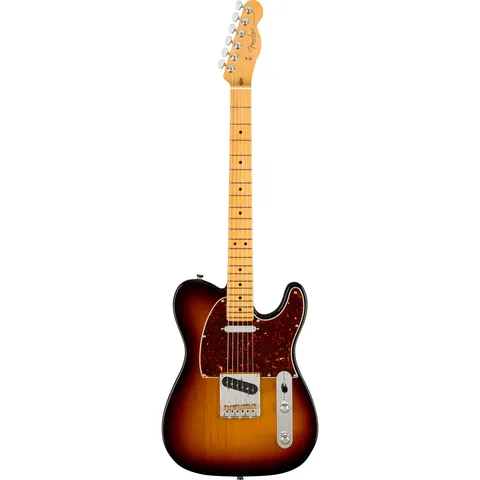Fender American Professional II Telecaster MN 3-Color Sunburst front view