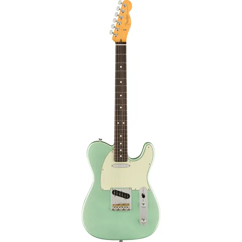Fender American Professional II Telecaster RW Mystic Surf Green front view