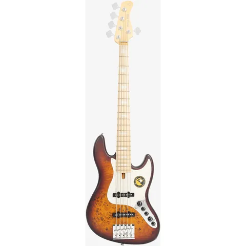 Sire Marcus Miller V7 Ash Reissue 5-String Tobacco Sunburst Satin front view