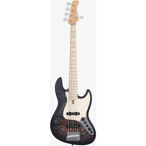 Sire Marcus Miller V7 Ash Reissue 5-String Transparent Black Satin front view