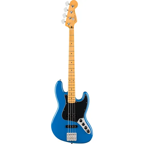 Fender Player II modified Active Jazz Bass MN Electric Blue front view