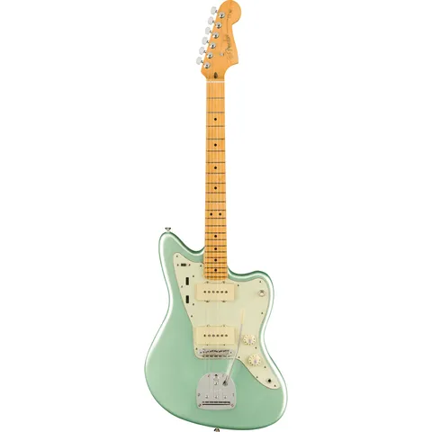 Fender American Professional II Jazzmaster MN Mystic Surf Green front view