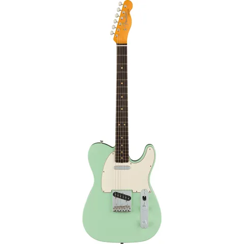 Fender American Vintage II 1963 Telecaster RW Surf Green front view