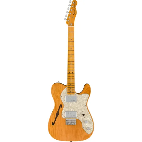 Fender American Vintage II 1972 Telecaster Thinline MN Aged Natural front view