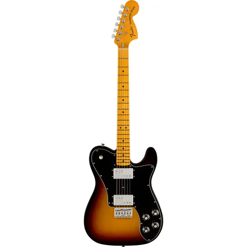 Fender American Vintage II 1975 Telecaster Deluxe MN 3-Color Sunburst front view